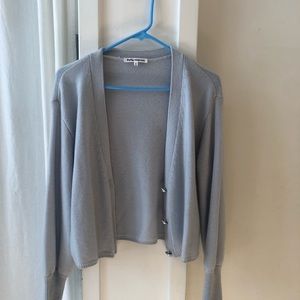 REFORMATION, women’s M, blue cashmere cardigan.